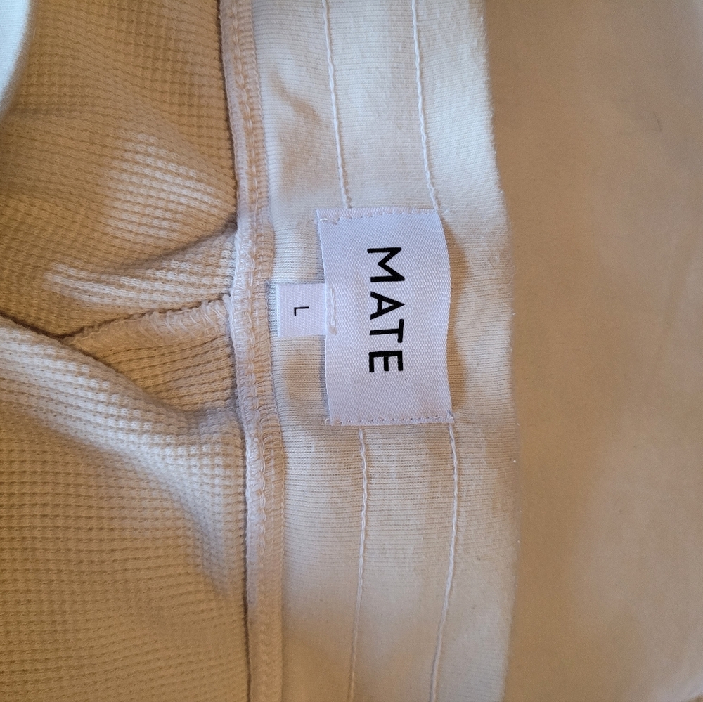 MATE the Label Cream Track Joggers